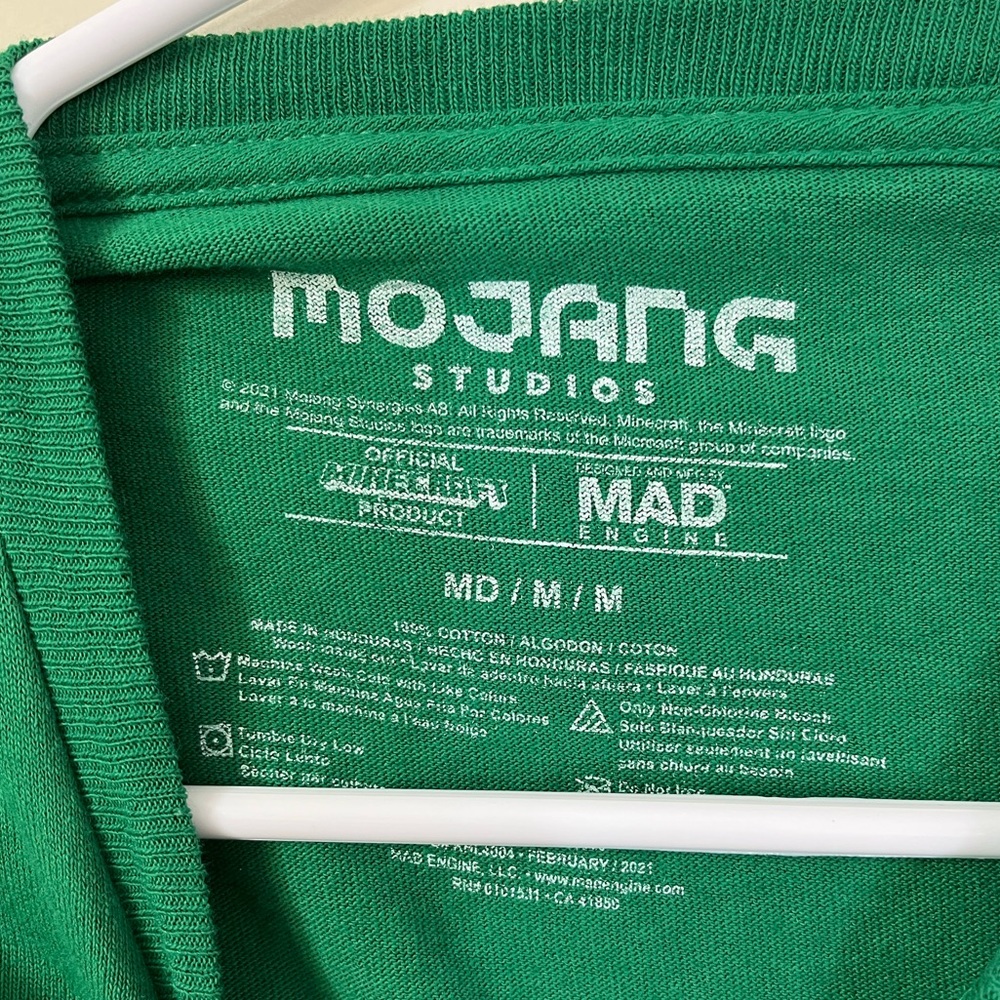 Minecraft Graphic Green Mojang Tee - Picture 4 of 4